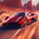 Roter Sportwagen